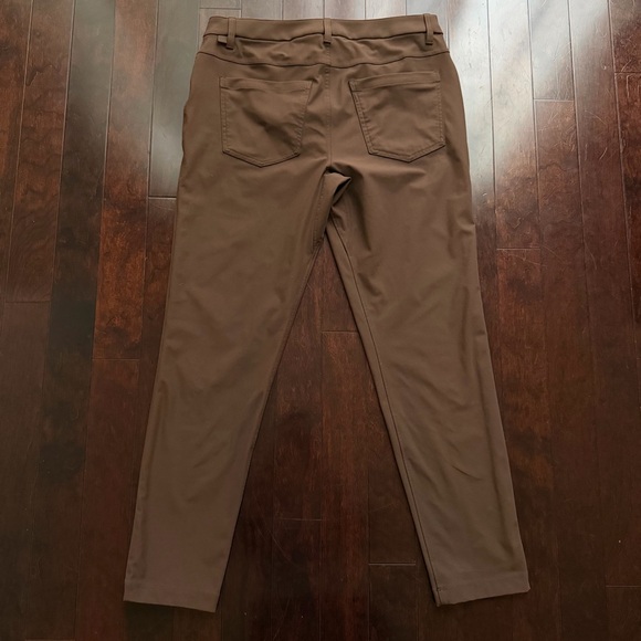 Lululemon Men's ABC Classic-Fit 5-Pocket Pant Size 32 Brown Stretch Work Casual - Picture 4 of 6